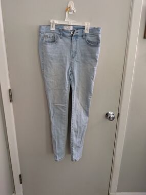 SENE Studio Custom Premium Japanese Stretch Denim Skinny Jeans Light Wash Custom